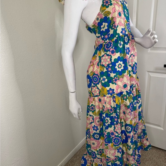 Fore Floral Maxi Dress - Multicolor. #149 - Picture 8 of 14